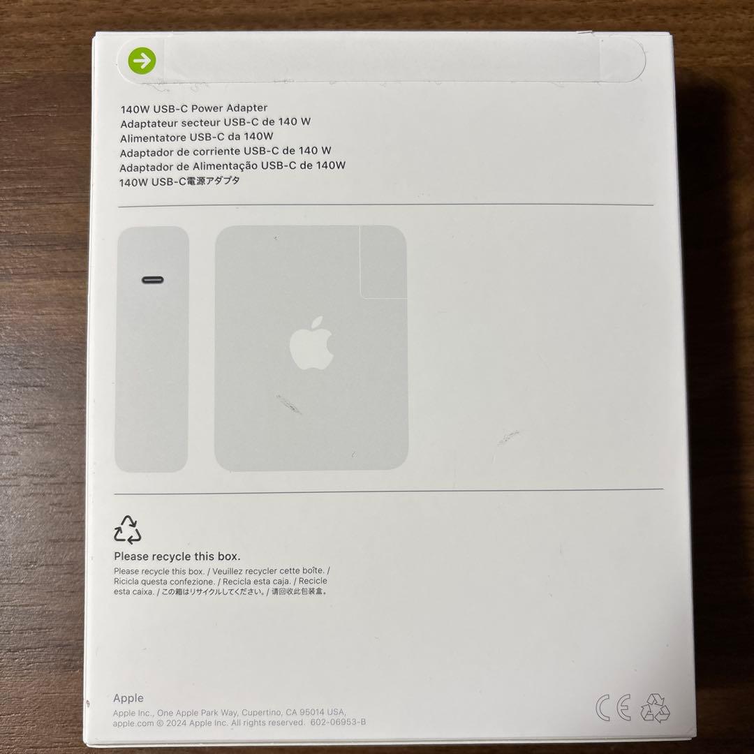 Apple 140W USB-C電源アダプタ