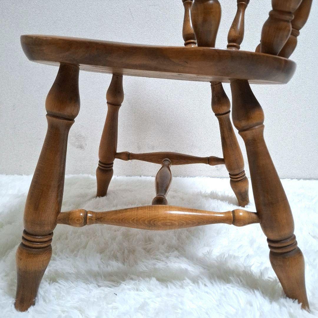 【美品】柏木工 木製 背もたれ 肘掛け付き椅子 アームチェア