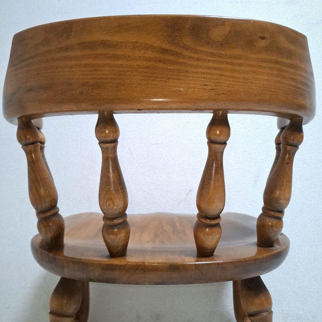 【美品】柏木工 木製 背もたれ 肘掛け付き椅子 アームチェア