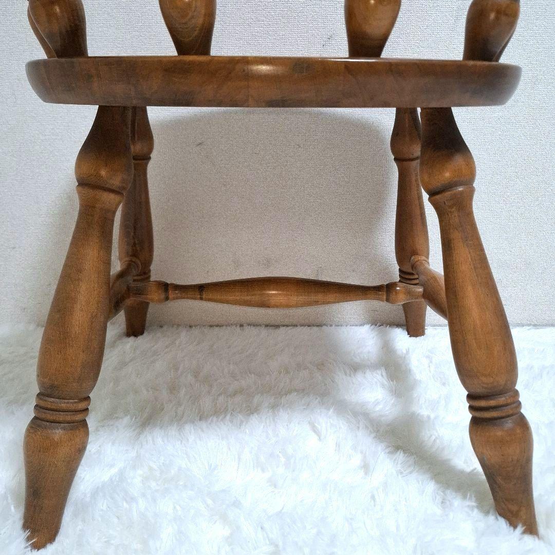 【美品】柏木工 木製 背もたれ 肘掛け付き椅子 アームチェア