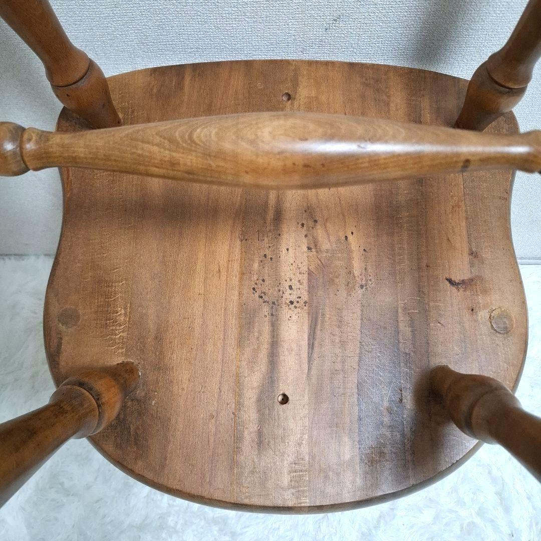 【美品】柏木工 木製 背もたれ 肘掛け付き椅子 アームチェア