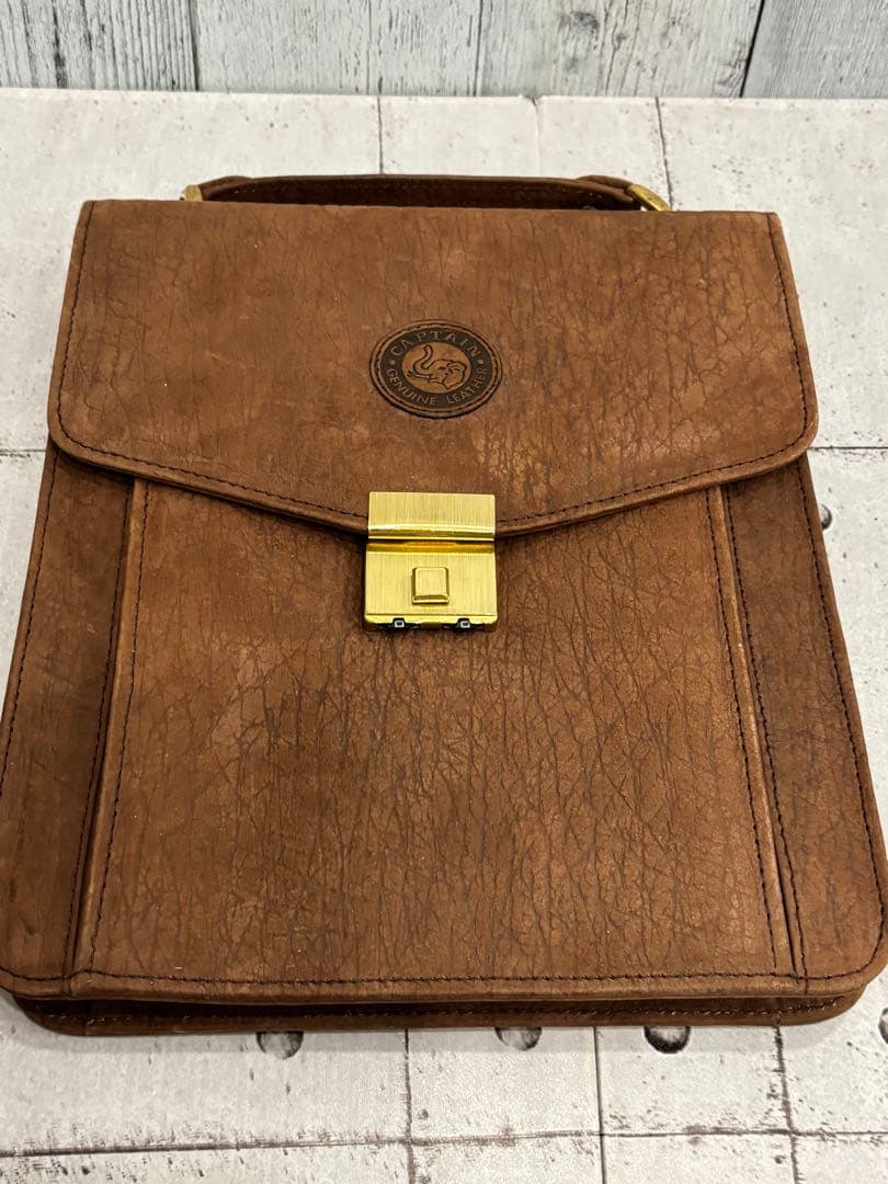 ●希少　ハンティングワールド　象革　ハンドバッグ　エレファントレザー