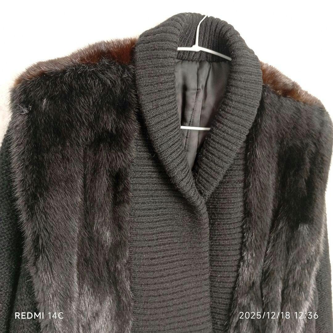 リアルファ×ニット ビンテージオーダーメイドジャケット XL