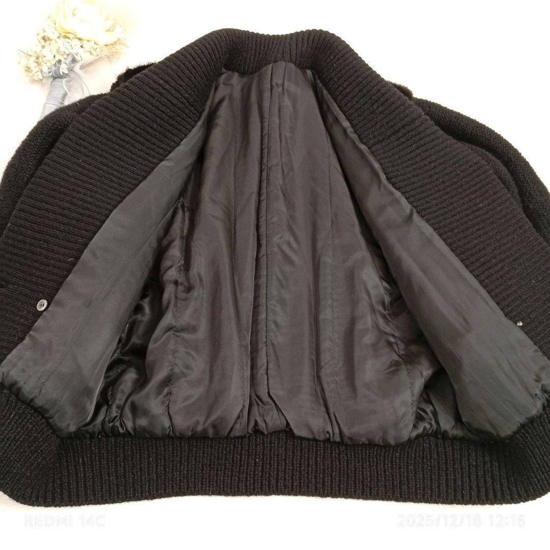 リアルファ×ニット ビンテージオーダーメイドジャケット XL