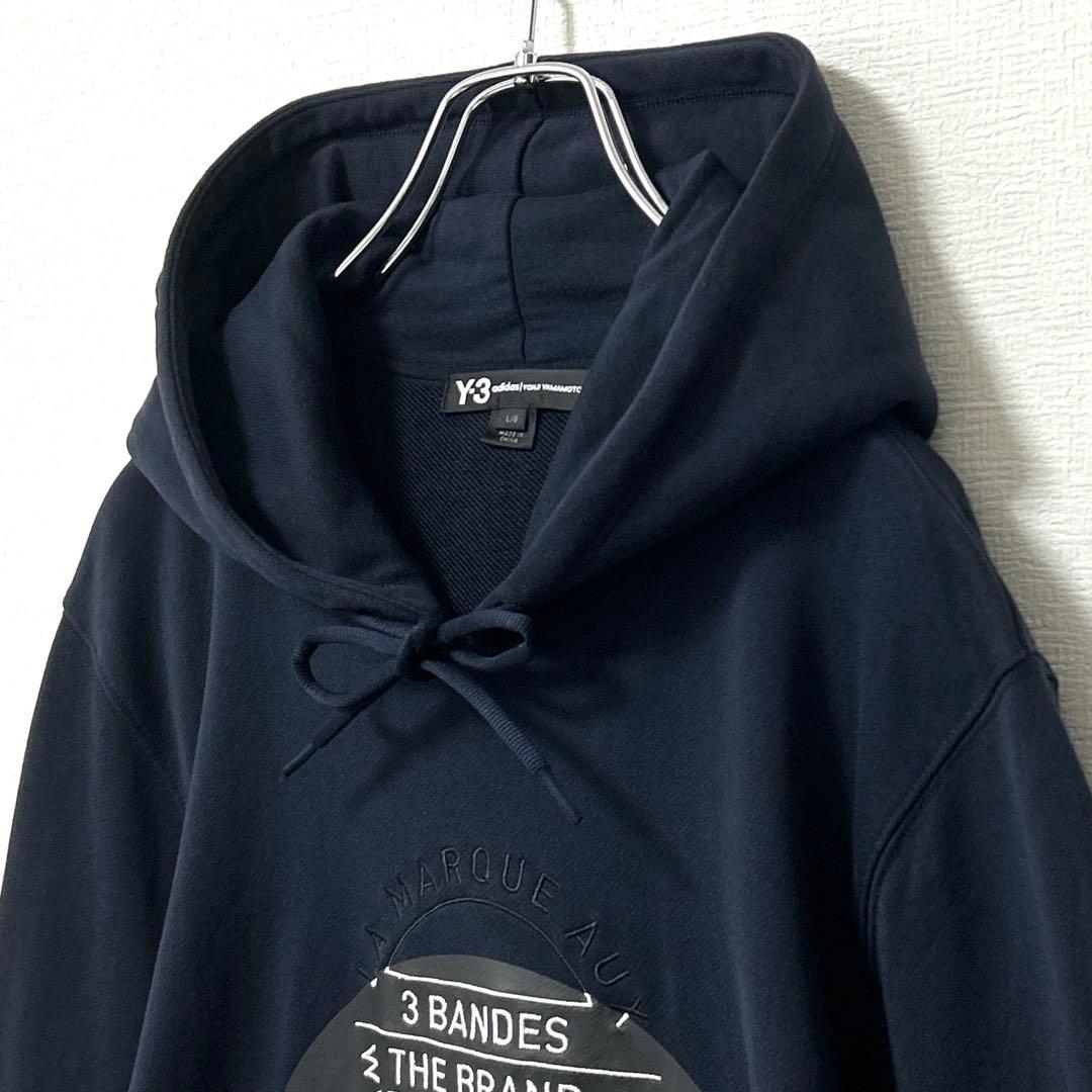 Y-3ワイスリー　レオパードフーディー　ビッグロゴスウェットパーカー　アニマルL