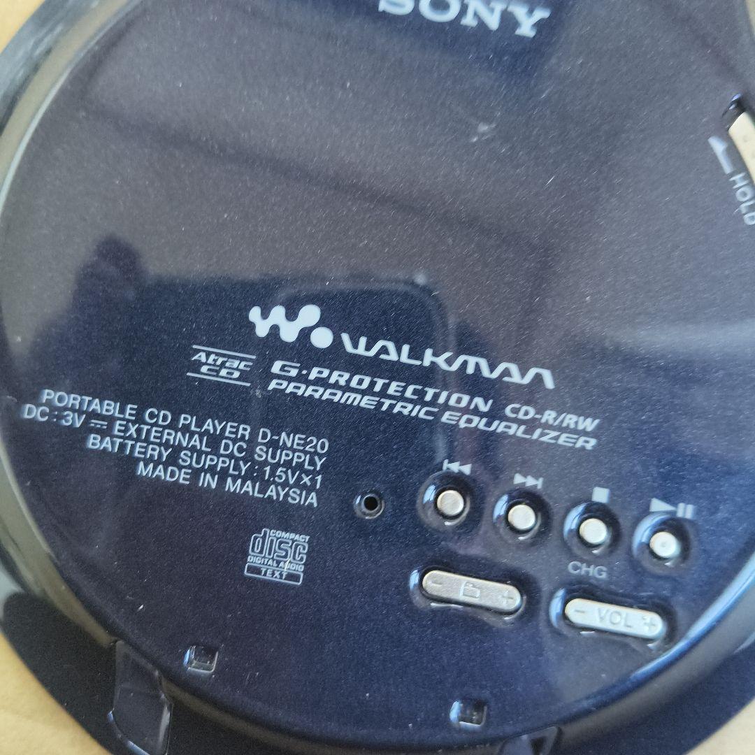 【ジャンク】SONY CD WALKMAN D-NE20 & リモコン 他セット