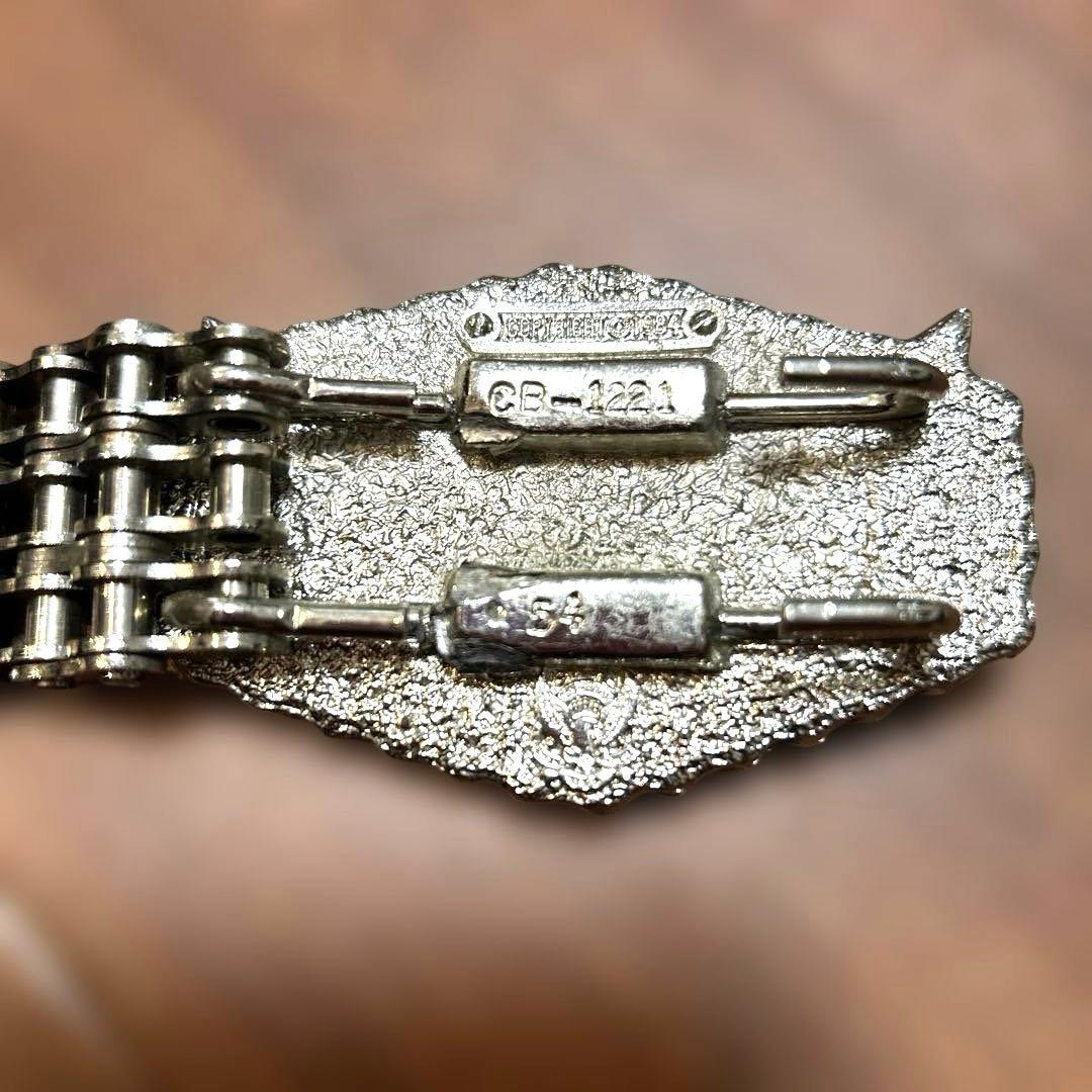 ビンテージ バックル チェーンベルト