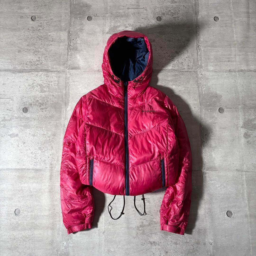 ジャケット・アウター Columbia hooded puffer down jacket y2k