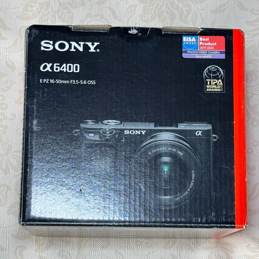 送料無料！中古品Sony α6400 ミラーレスカメラ E PZ 16-50mm