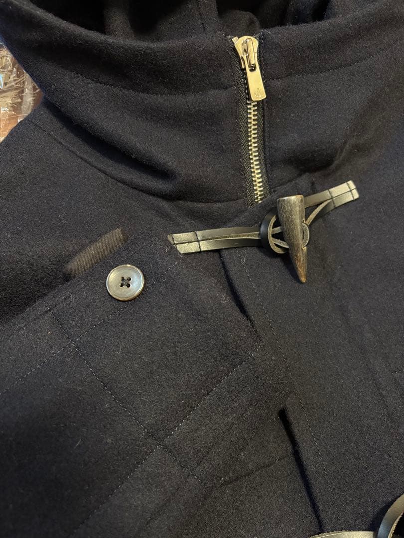 美品 Editionエディション　カシミヤ混　クロップド　ダッフルコート