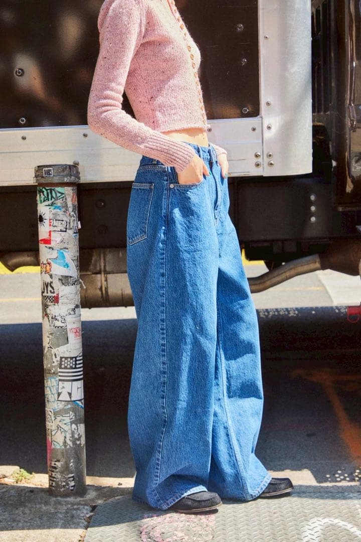 パンツ THE SHISHIKUI Dad/INDIGO 40