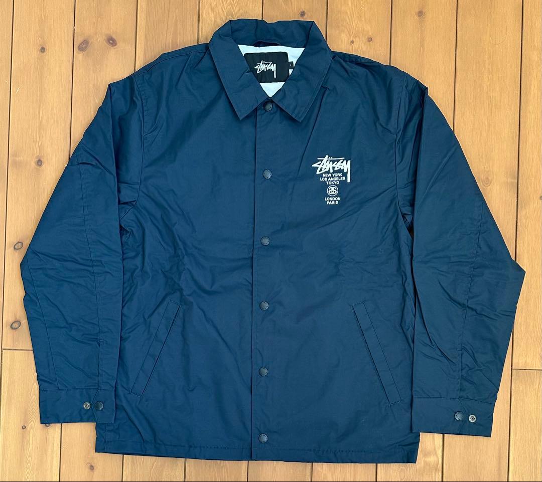 STUSSY/ステューシー WORLD TOURコーチジャケット【送料込み】