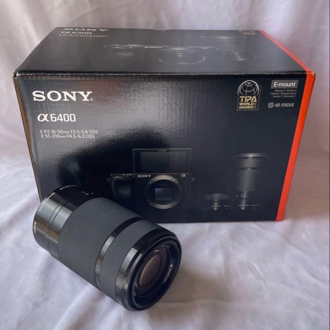 【新品未使用】SONY E55-210 4.5-6.3 備品付き4点セット