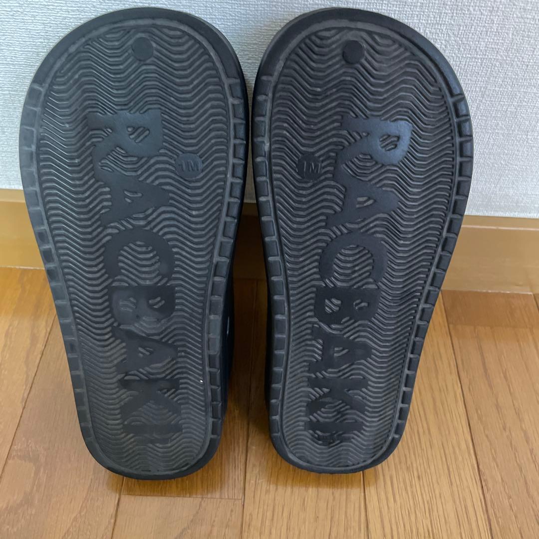 Rakubaki イージーサポ ブラックサンダルサイズM