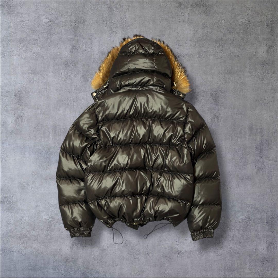 CAMP7 ダウンジャケット M 短丈 Y2K ファー付 お兄系　ギャル男