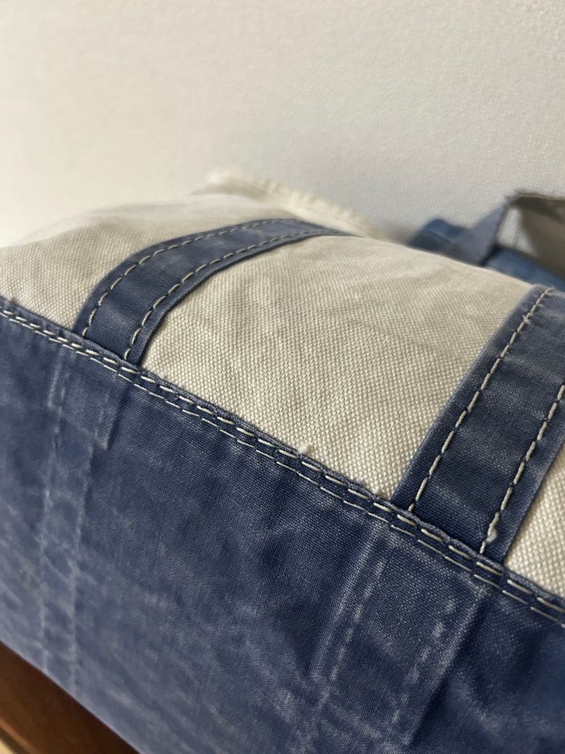 80s L.L.Bean BOTE&TOTE ギザタグ NAVY/LARGE