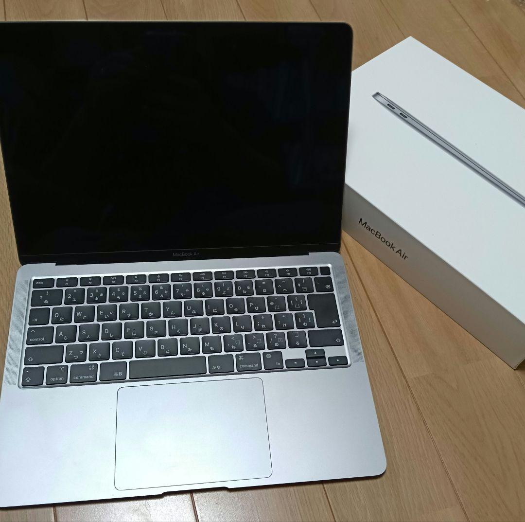 【送料無料】Apple MacBook Air M1 箱、充電ケーブル付