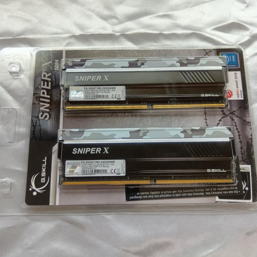 G.SKILL SNIPER X DDR4 16GB*2枚