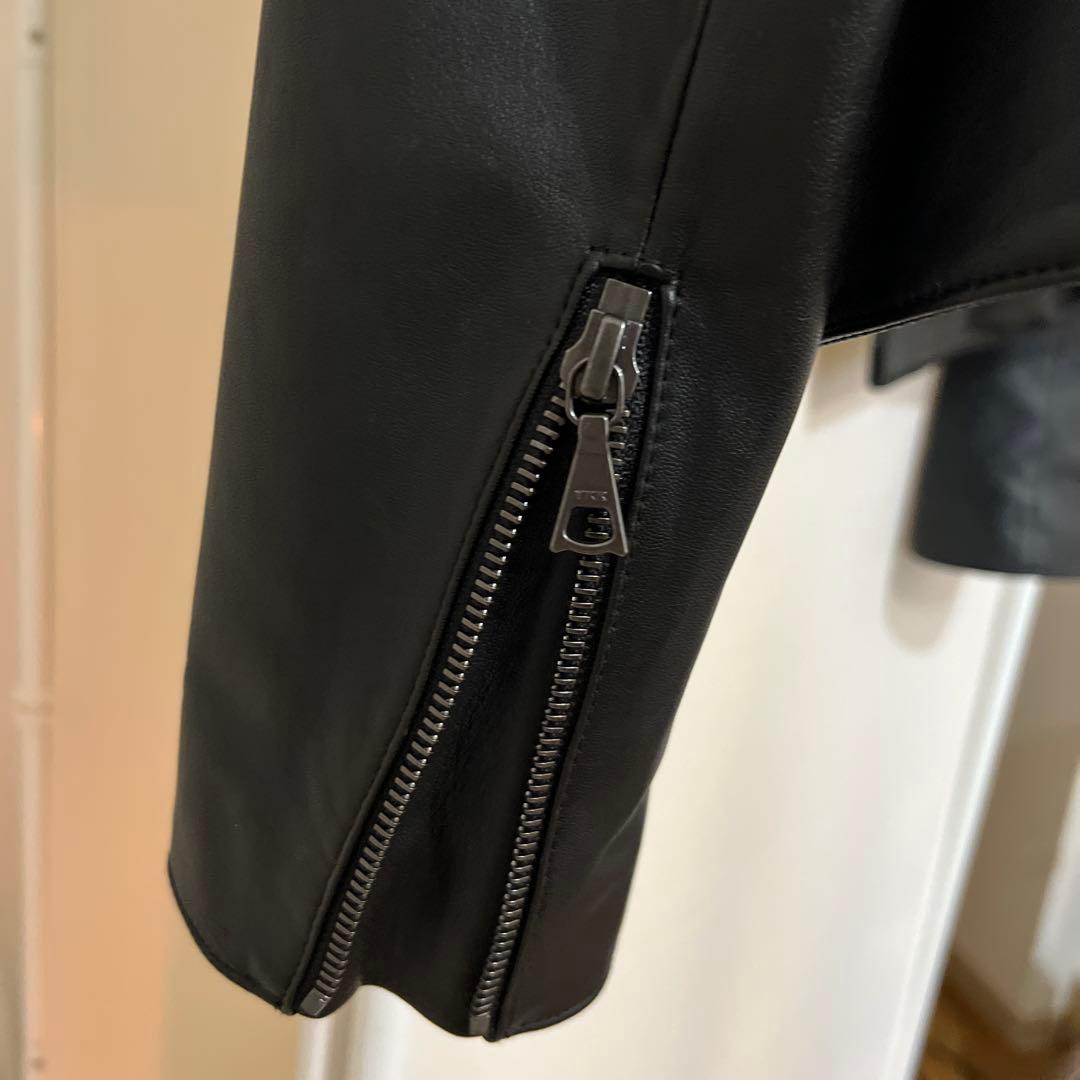 数日のみセオリーtheoryレザージャケット　試着のみS