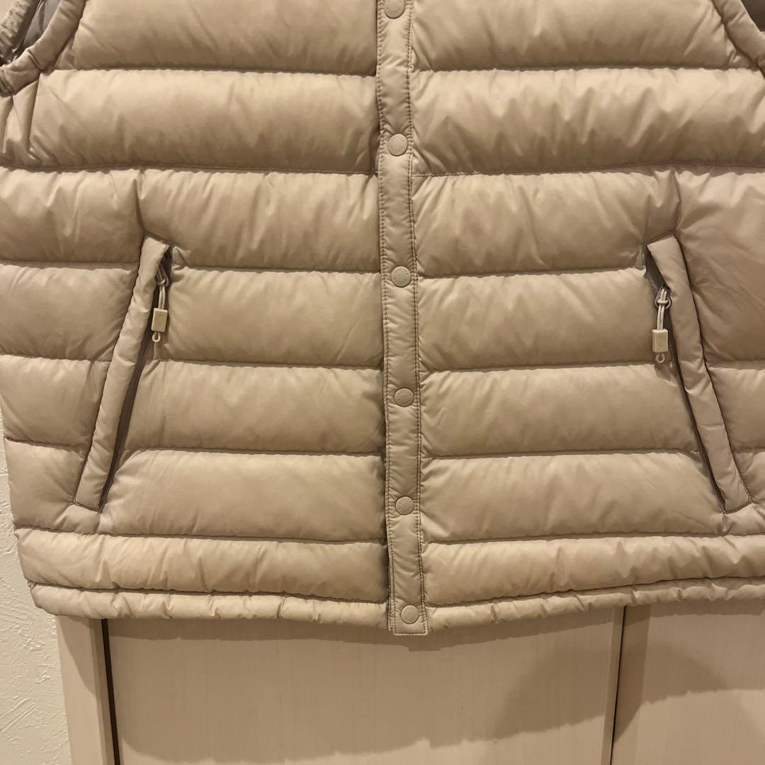 《美品・訳あり》DANTON インナーダウンベスト　サンドベージュ　Mサイズ