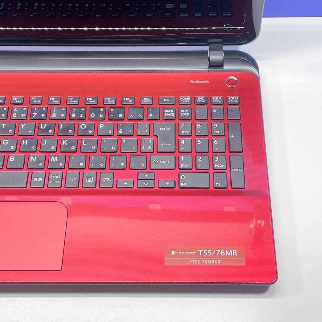 高性能Corei7＆ブルーレイOK❣️新品SSDで爆速✨東芝赤ノートパソコン薄型