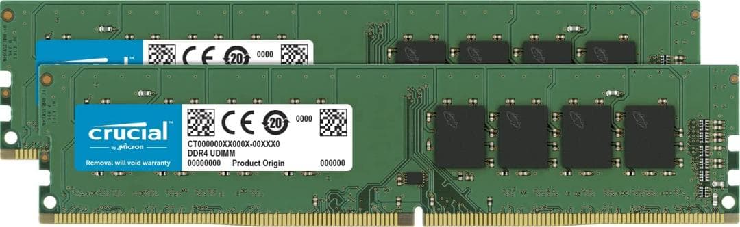 Crucial デスクトップ用増設メモリ 32GB(16GBx2枚) DDR4