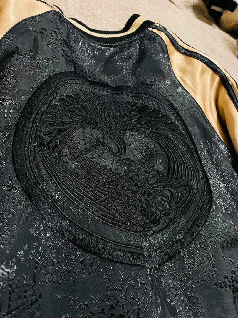 美品 japanese SCRIPT 龍２面用 日本限定スカジャン unisex