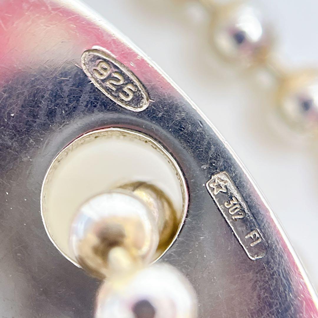 グッチ　ダブル　ドッグタグ　ネックレス　925 ロング　ボールチェーン