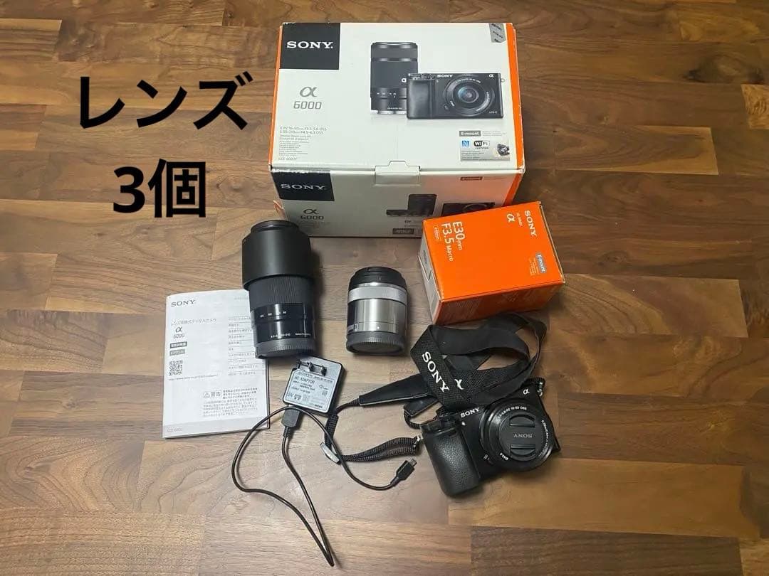 SONY α6000 ダブルズームレンズキット& SEL30M35レンズ