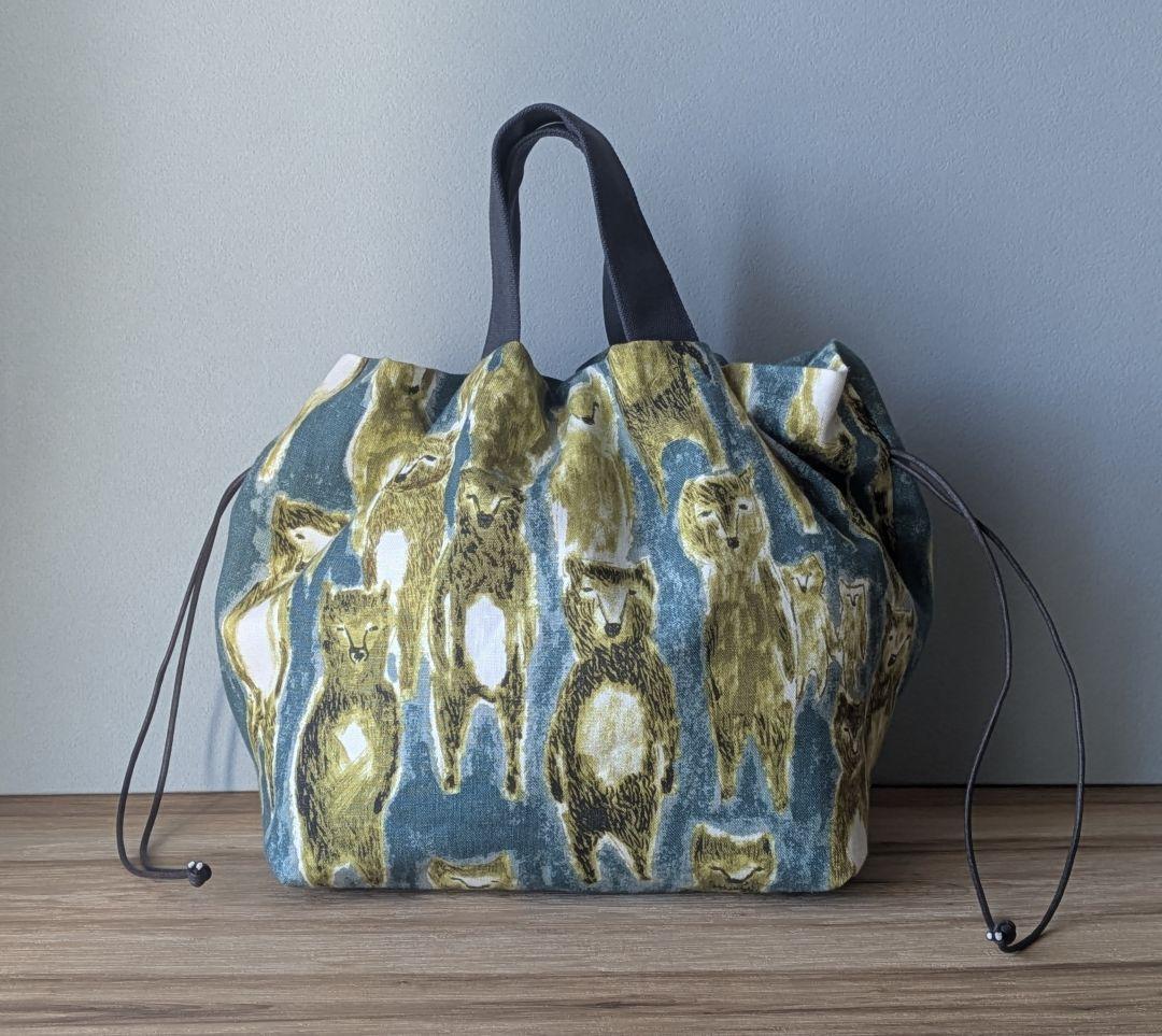 【さくら様オーダー】ミナペルホネンハンドメイドエアリーバッグ（大サイズ）