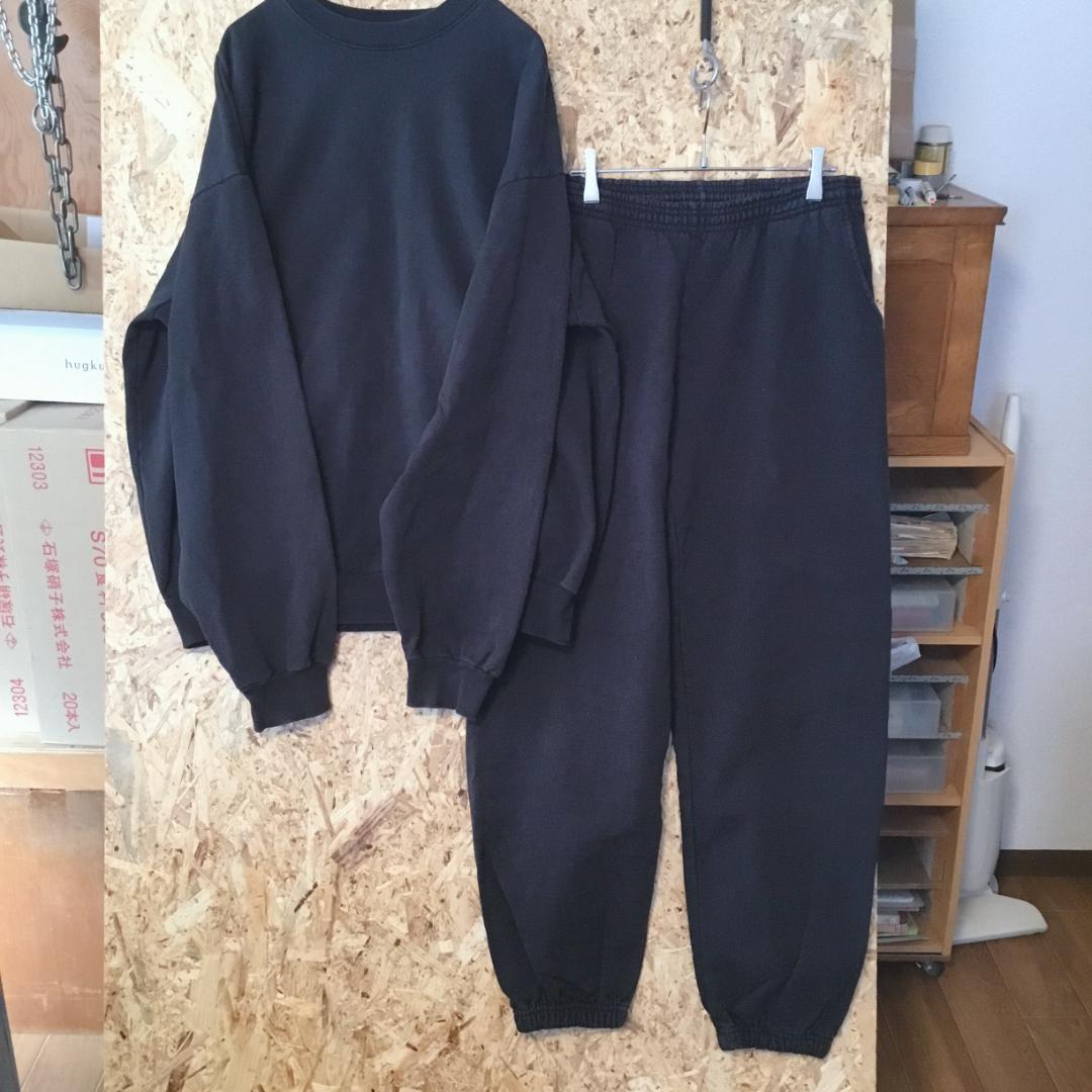 USA製 ロサンゼルスアパレル 14oz セットアップ XL 黒