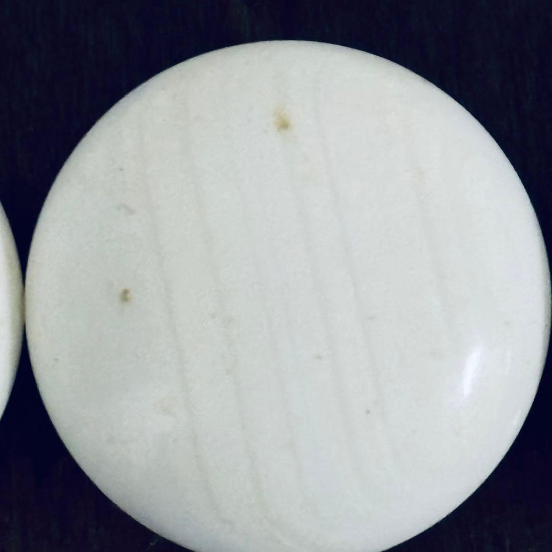 碁盤　蛤　那智黒　碁石セット　大正時代　脚付き　へそ有り　 囲碁セット　 木製