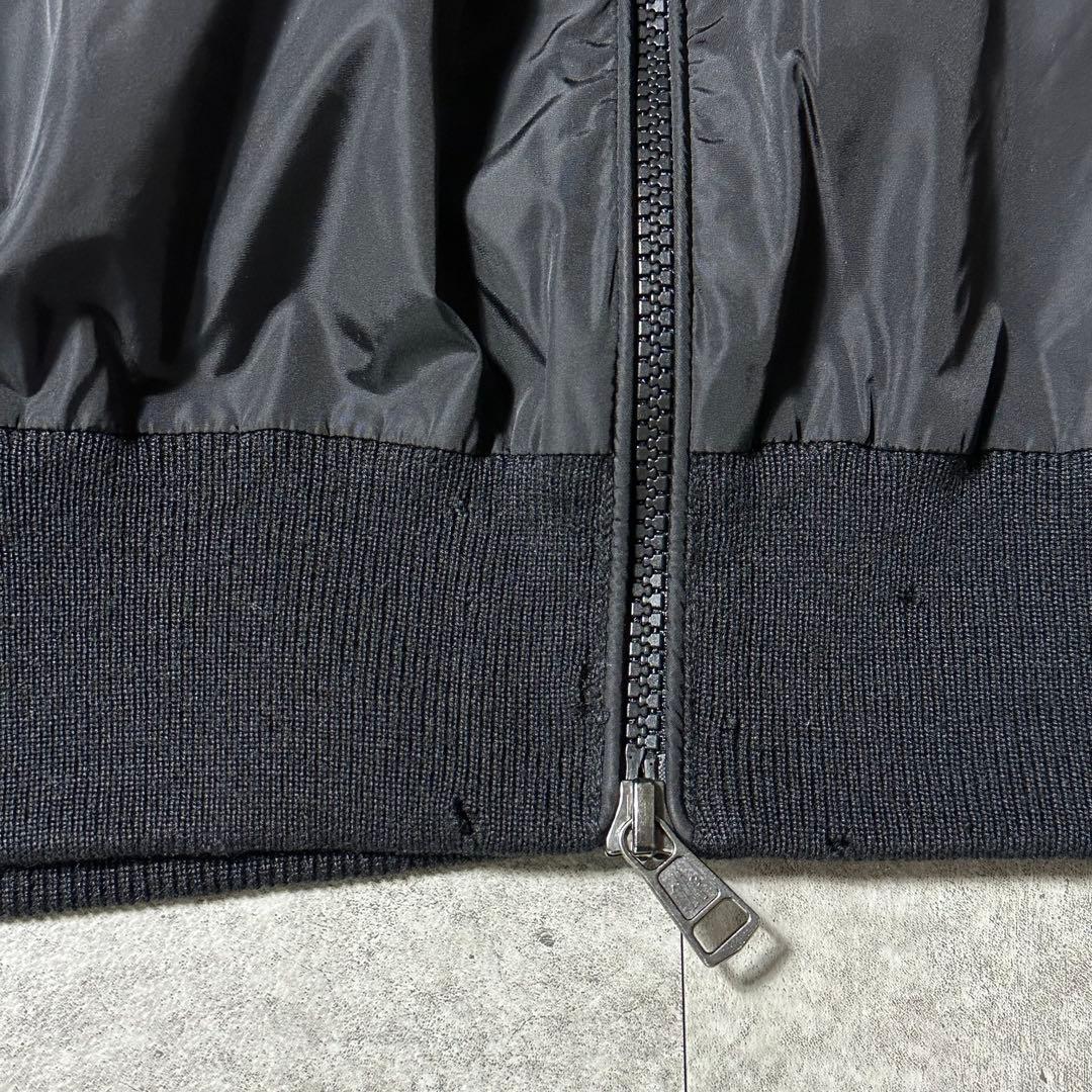 2017年モデル MONCLER ハイブリッド ニット カーディガン 黒 S