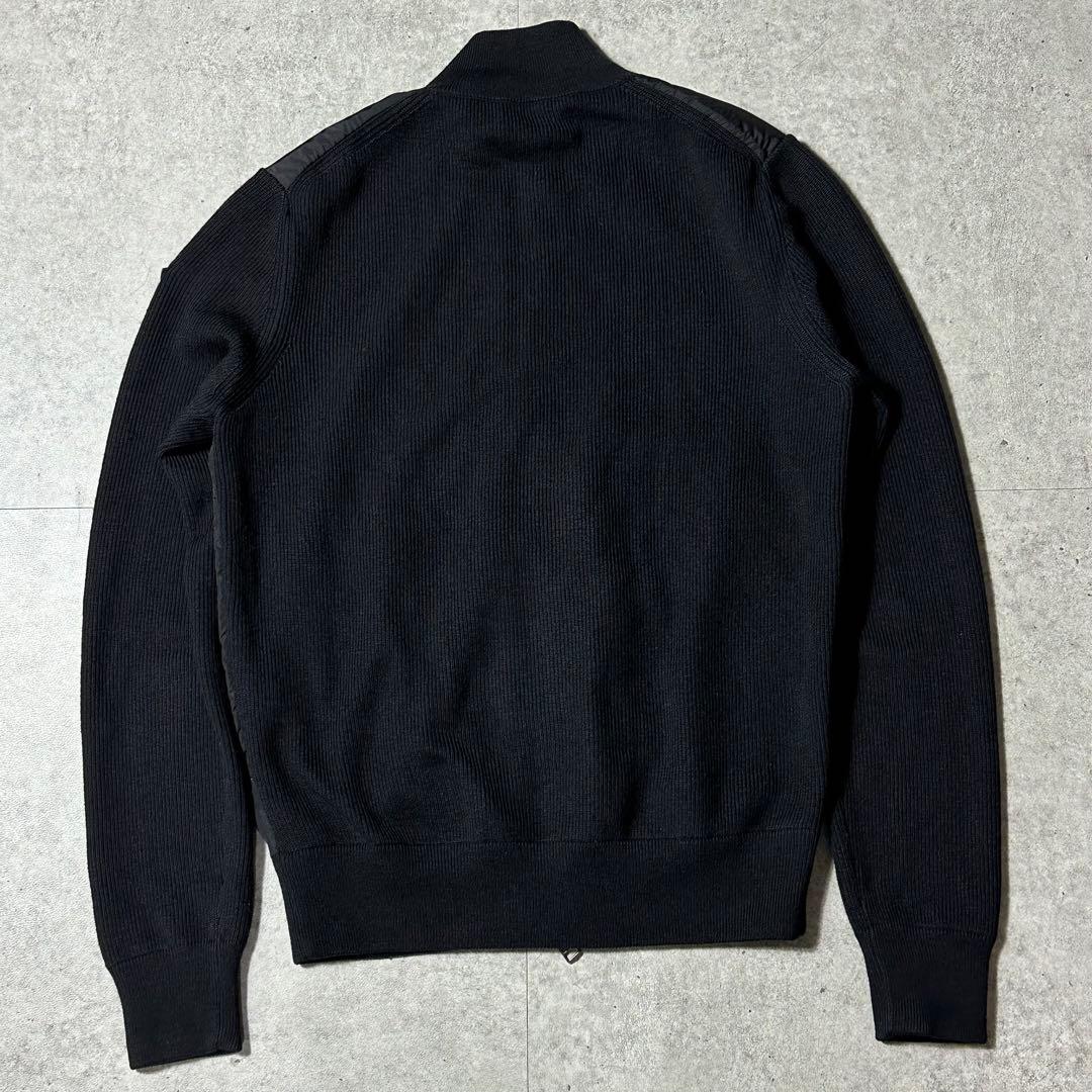 2017年モデル MONCLER ハイブリッド ニット カーディガン 黒 S