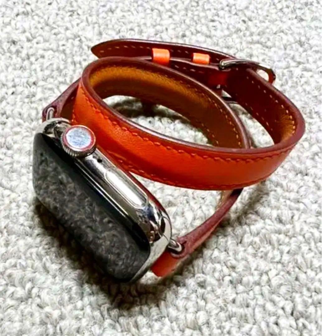 かんぱち様エルメスApple Watch6 二重巻ドゥブルトゥールベルトのみ