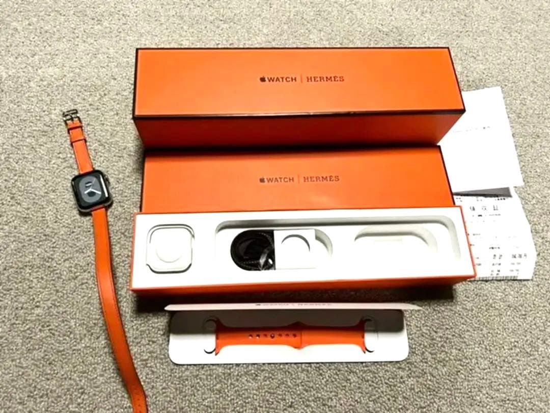 かんぱち様エルメスApple Watch6 二重巻ドゥブルトゥールベルトのみ