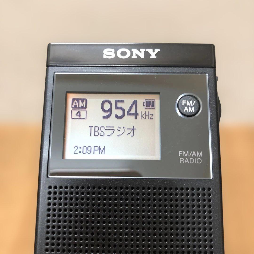 [美品] SONY ソニー FM/AMラジオ SRF-R356 ケース・説明書付