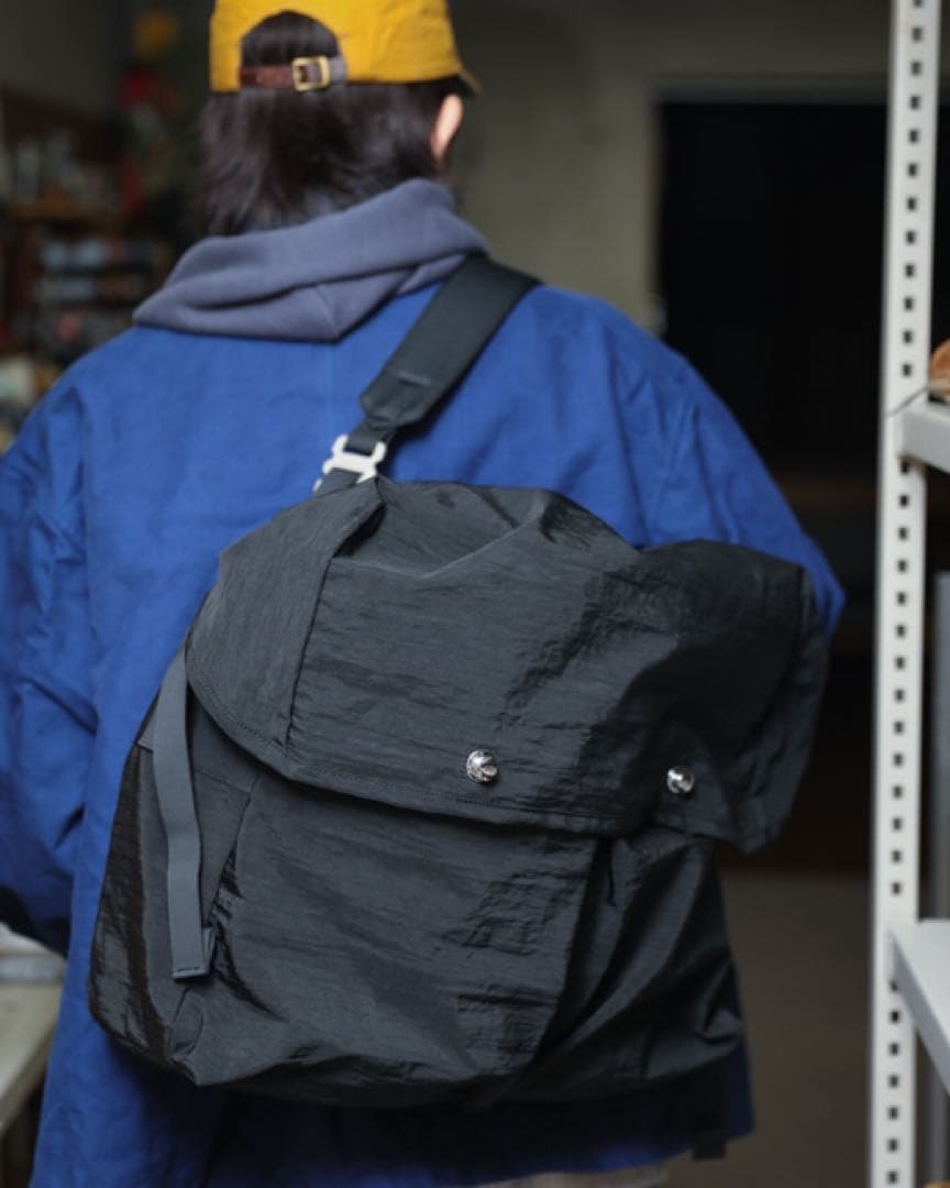 バッグ MAN-TLE R17G2 Black Nylon Chrome