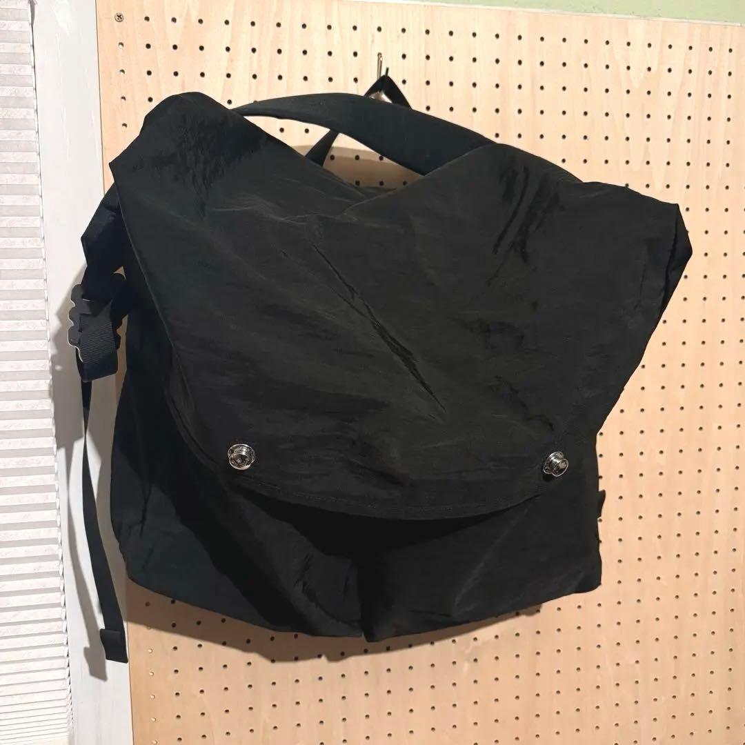 バッグ MAN-TLE R17G2 Black Nylon Chrome