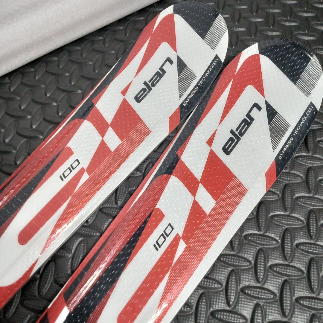 【100cm】未使用 エラン ELAN ジュニアスキー板 と中古ビィンディング