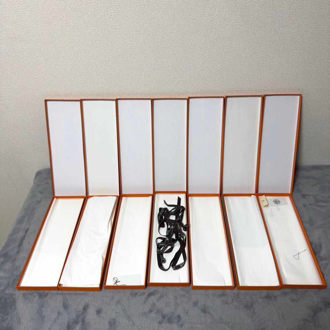 【美品】HERMES エルメス　ネクタイ空箱まとめ売り　14点