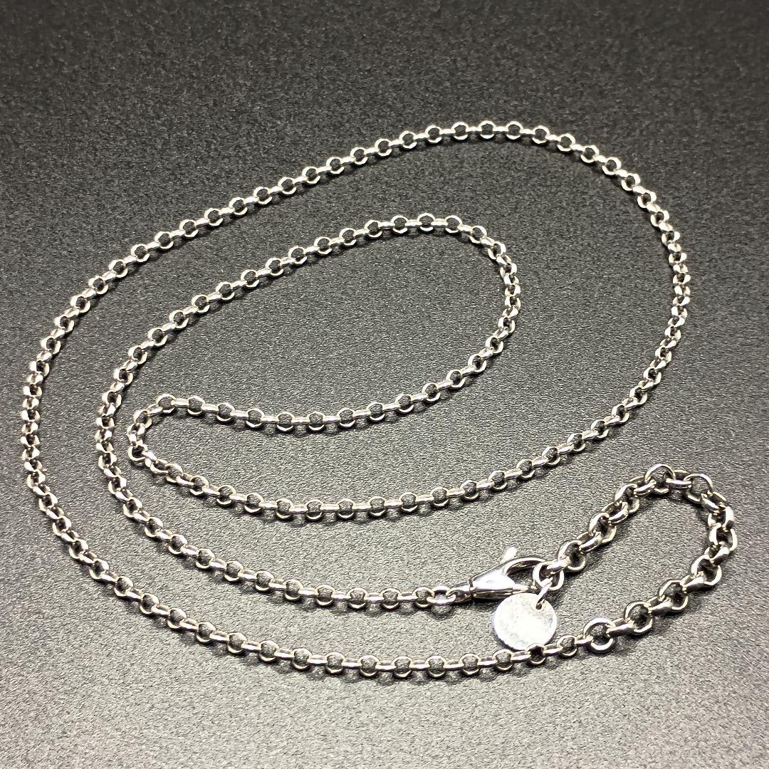 GUCCI あずきチェーン ガンメタ 50cm SILVER925