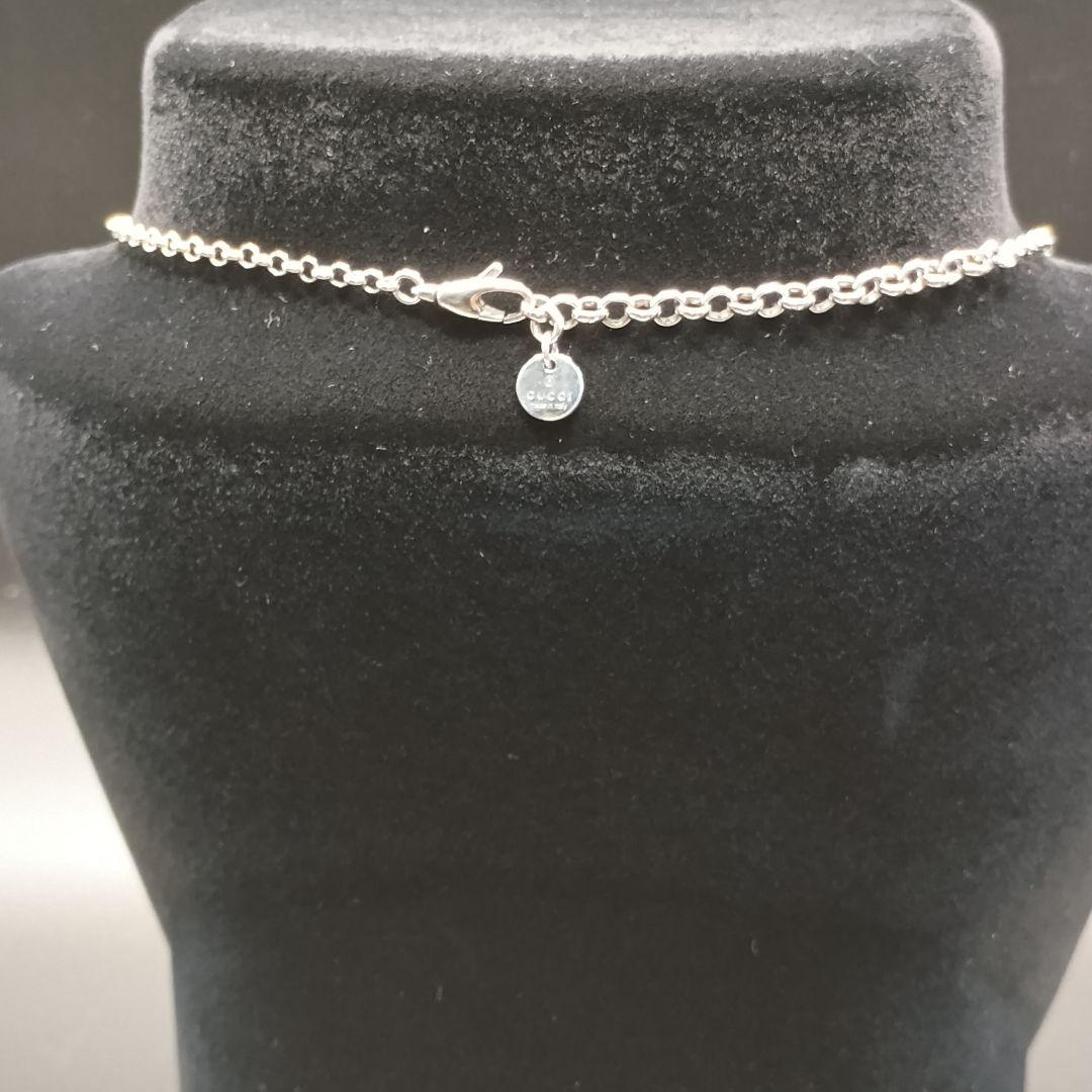 GUCCI あずきチェーン ガンメタ 50cm SILVER925
