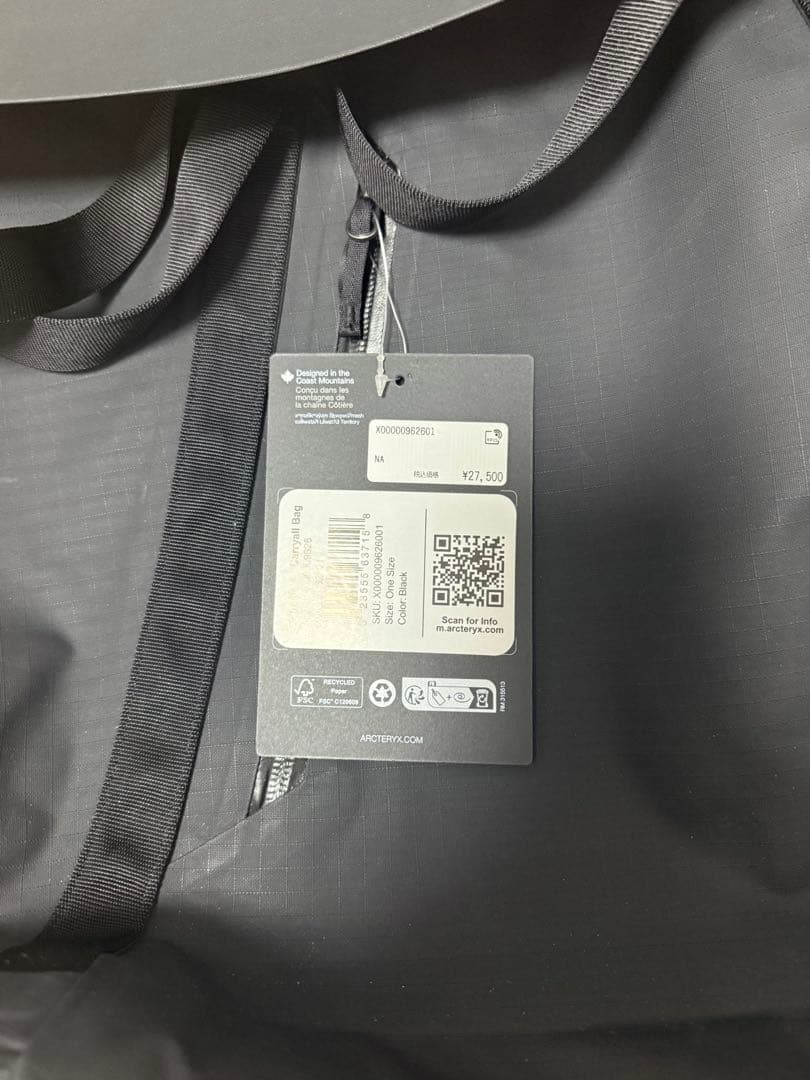 アークテリクス グランヴィル 30 キャリーオール バッグ