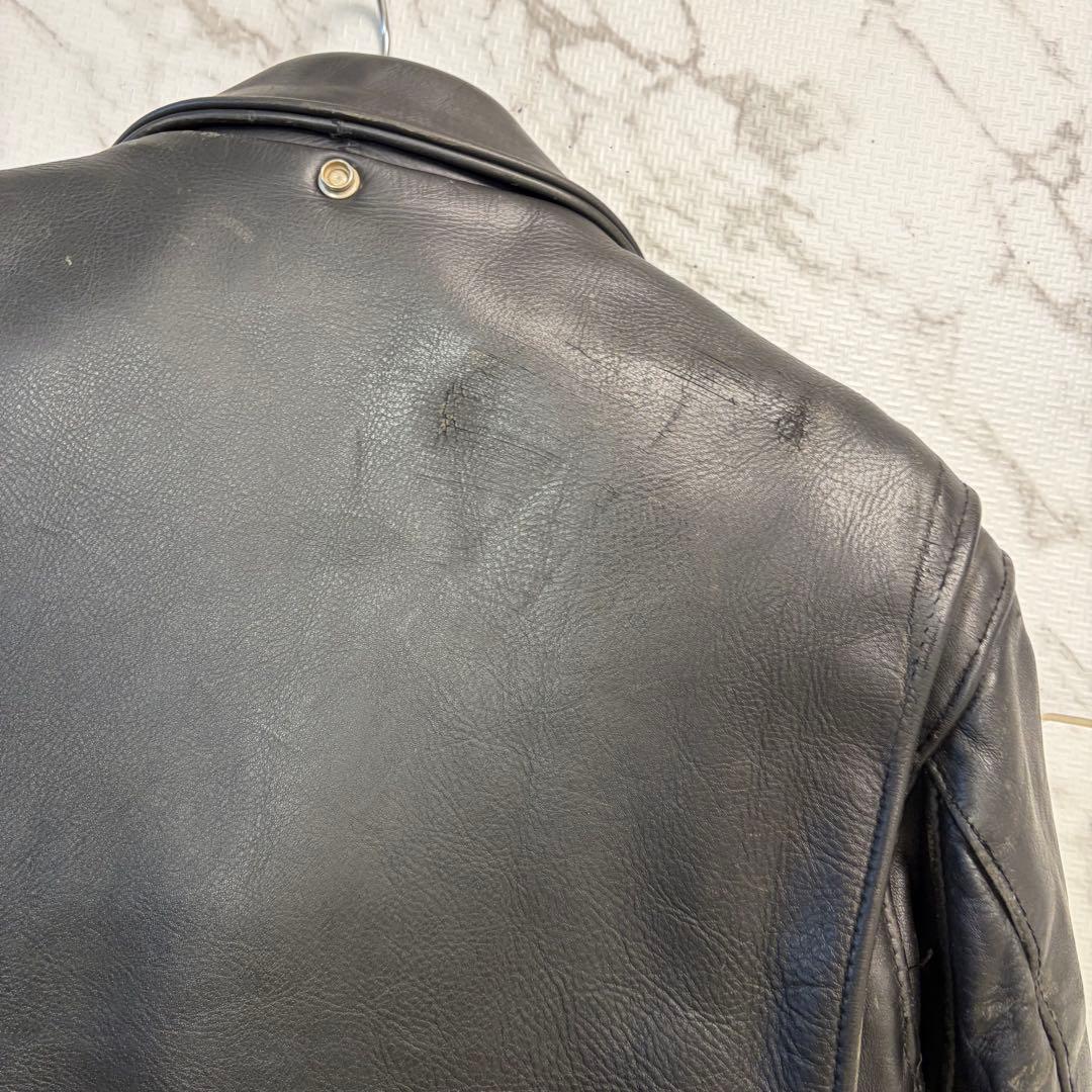 悪天使用⭕️ schott ダブルライダース 40size 618 ブラック