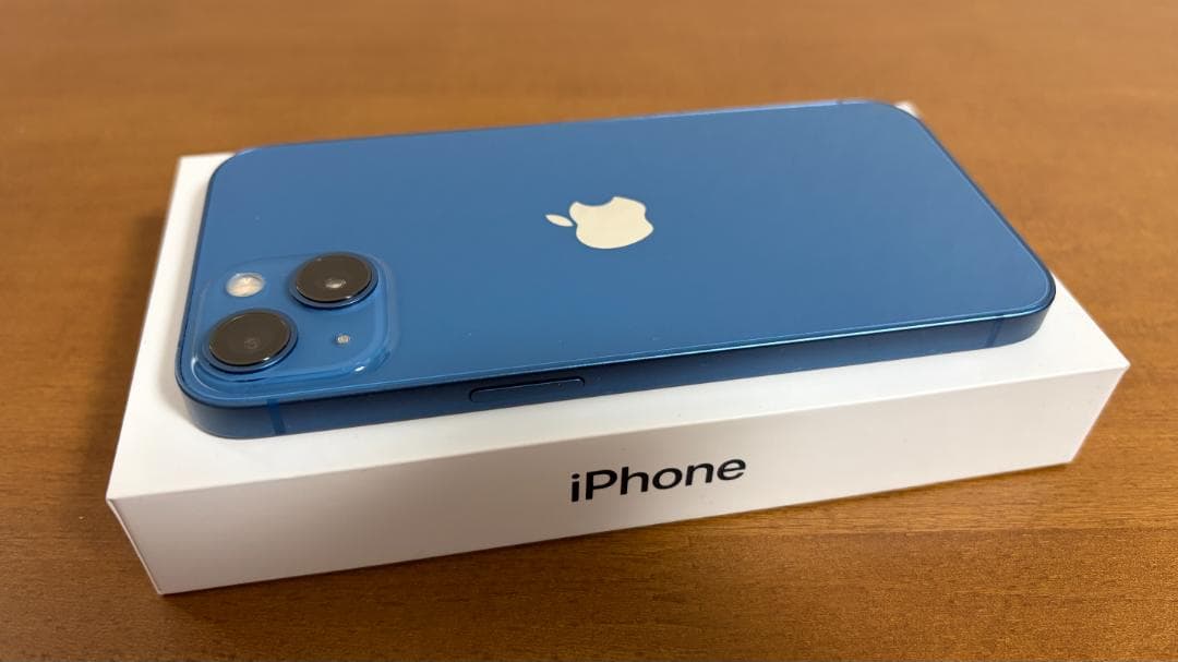 【美品】iPhone 13 本体 256GB ブルー SIM フリー