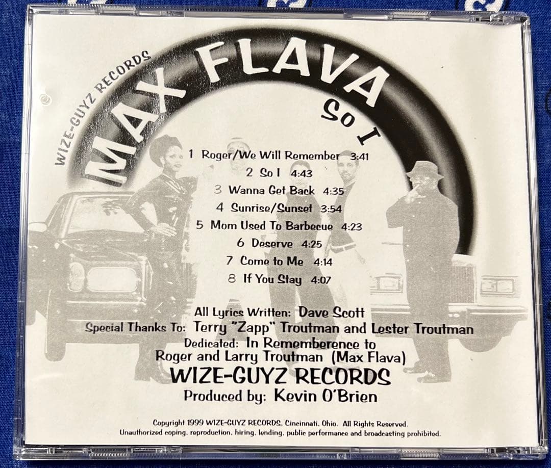MAX FLAVA So I (1999) 入手困難 ZAPP関連