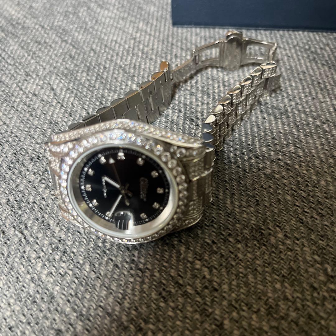 Glitter シルバー 腕時計