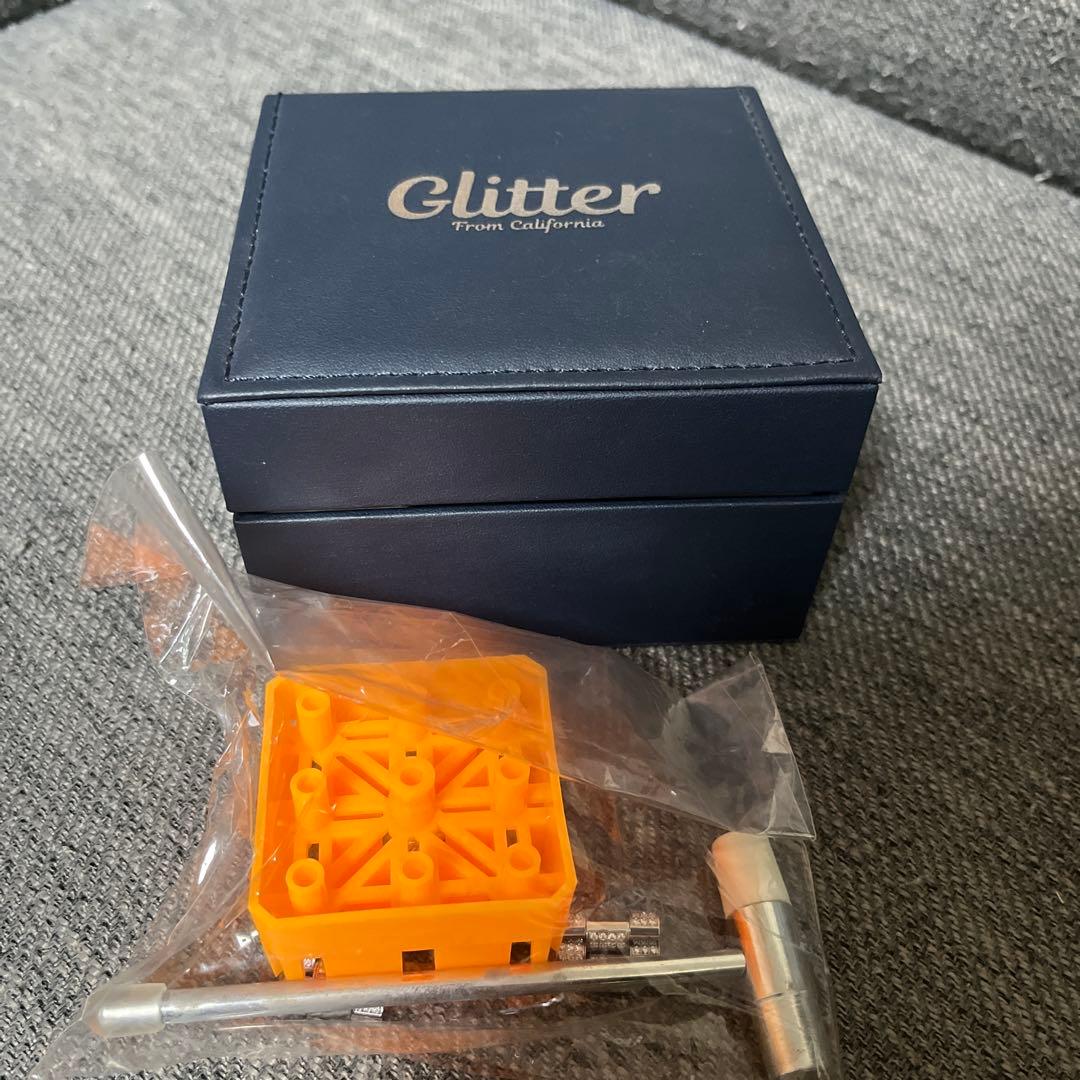 Glitter シルバー 腕時計