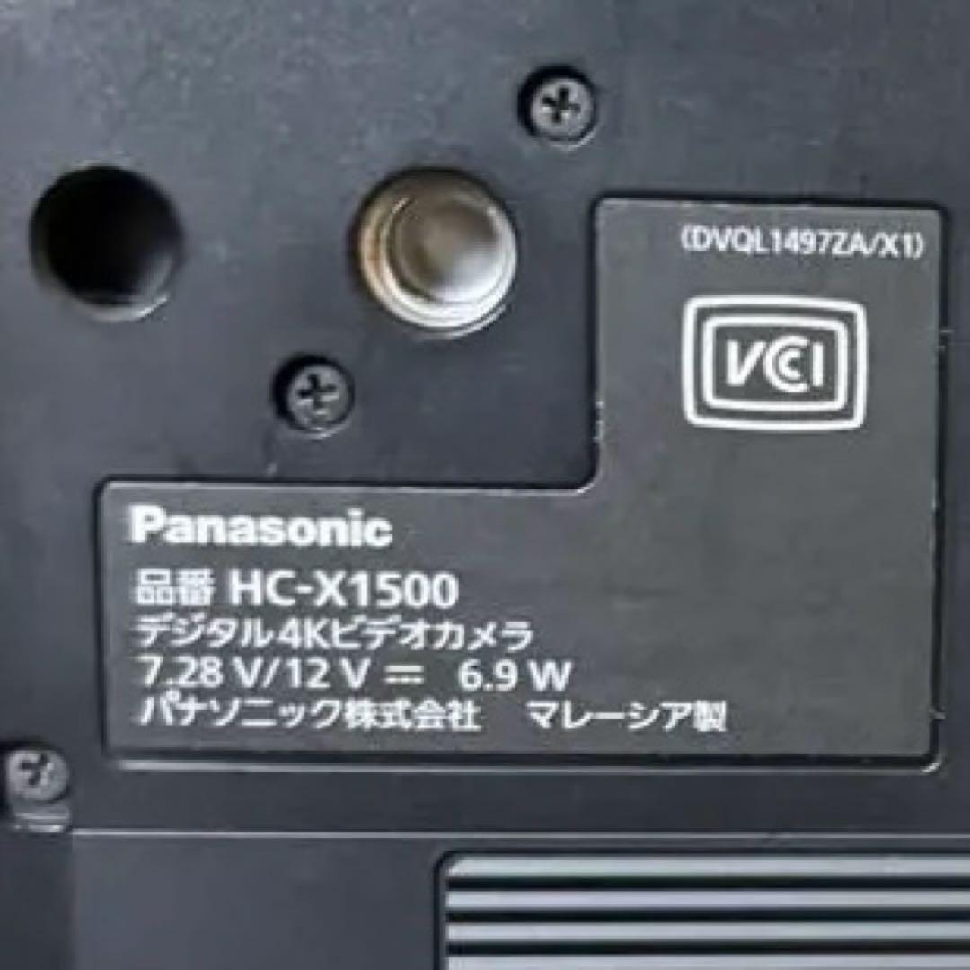 Panasonic 4K ビデオカメラ HC-X1500/通電:23h